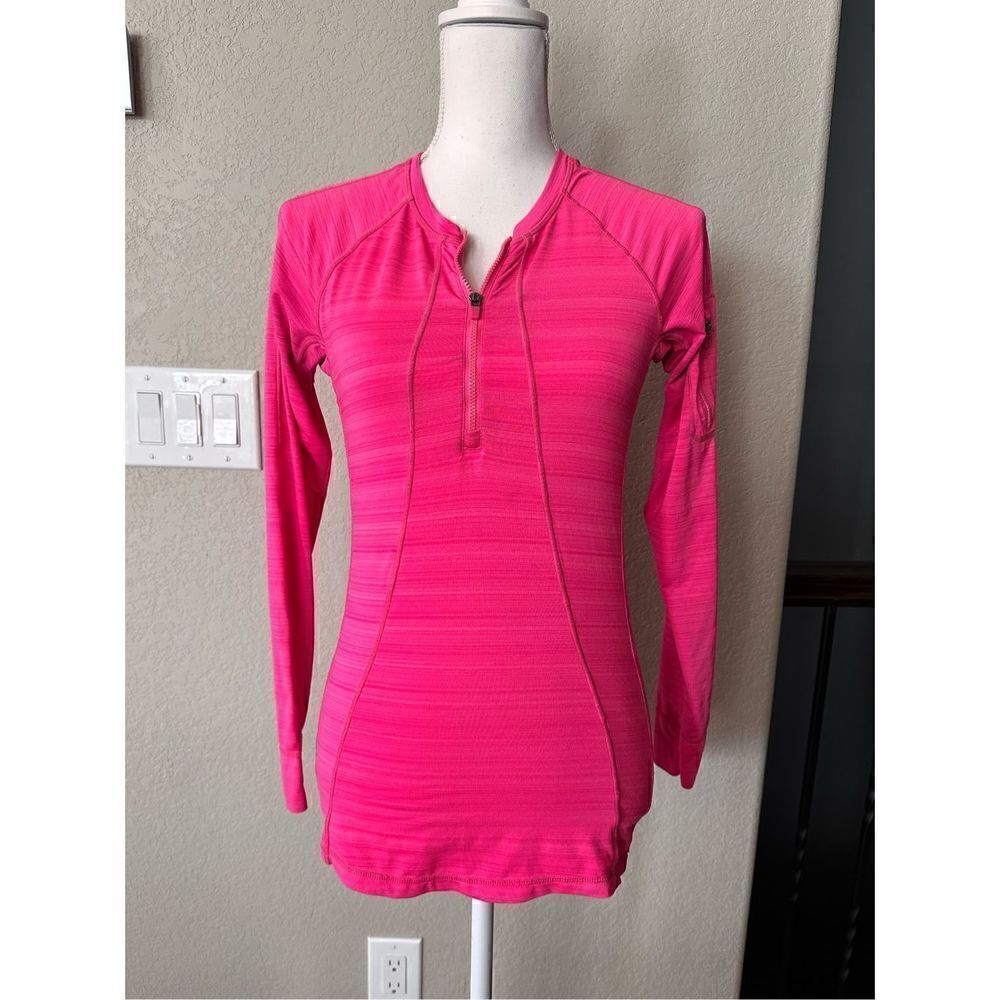 Athleta Hot Pink Running Shirt